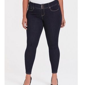 Torrid Super Stretch Dark Wash Jegging